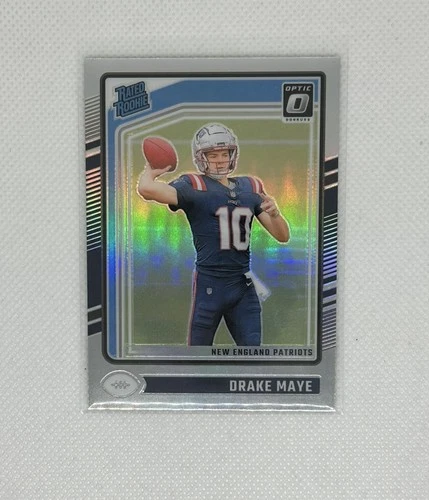 2024 Panini Donruss Optic - Rated Rookie Drake Maye #229 Silver Holo Prizm (RC)