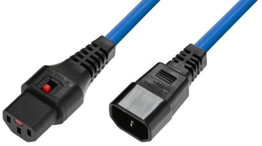 MicroConnect MC-C13C14LOCK-2.5MB Powercord C13 IEC Lock - C14