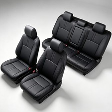 Custom Full Coverage Car Seat Covers Cushions For Honda Civic 2016-2026 Black Custom Full Coverage Car Seat Covers Cushions For Honda Civic 2016-2026 Black