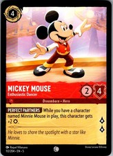 Mickey Mouse - Enthusiastic Dancer Shimmering Skies 112/204 Common Lorcana NM