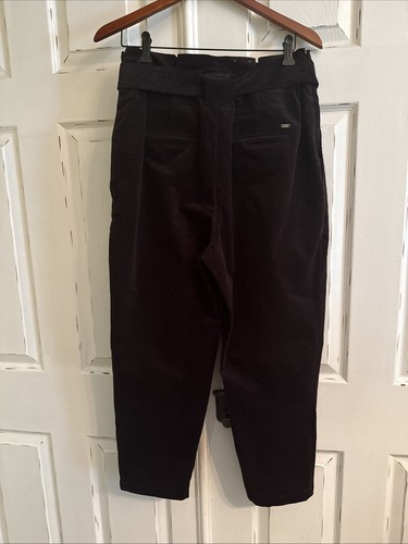 Anthropologie Scotch And Soda Black High rise Corduroy Sz M - Picture 4 of 6