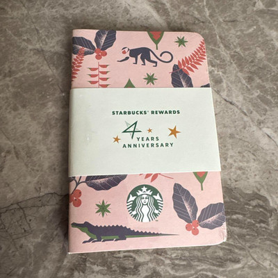 Starbucks Journal notebooks 4 years anniversary a set of 2 NEW MOLESKIN