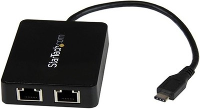 USB C to Dual Gigabit Ethernet Adapter StarTech USB 3.0 Port