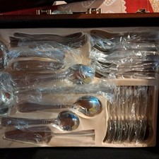 Set Posate Da Viaggio In Acciaio Inox - 3 Pezzi Con Coltello, Forchetta, Cucchiaio E Borsetta - Foto 5