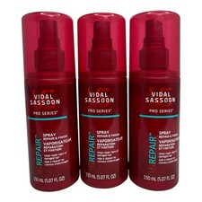  3 Vidal Sassoon Pro Series SPRAY REPAIR  FINISH Repairs Signs Of Damaged Hair