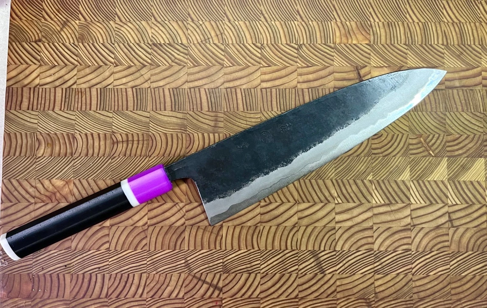 CUSTOM – 1/10 ON EARTH - Kyohei Shindo Aogami #2 TALL Gyuto Kitchen Knife - RARE