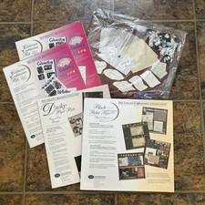 Creative Memories Lot Variety Pack Birthday Wedding Paper Black Pockets