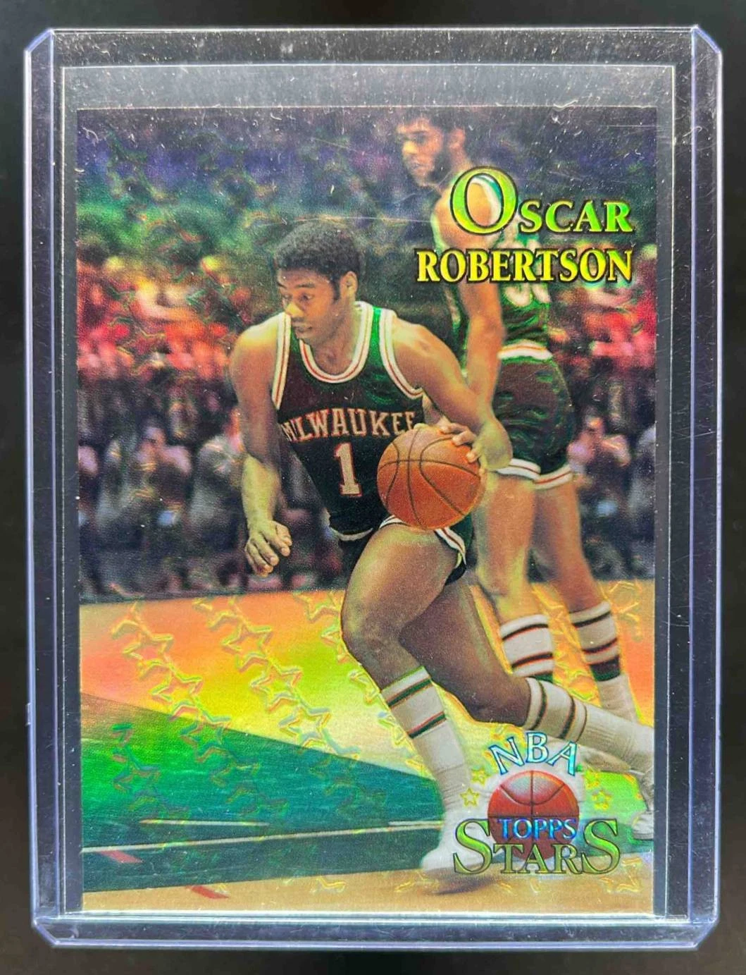 1996-97 Topps Stars Oscar Robertson Finest Refractor #138 Bucks