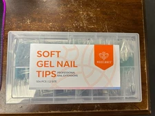 Modelones Soft Gel Nail Tips-504 Pieces/12 Sizes