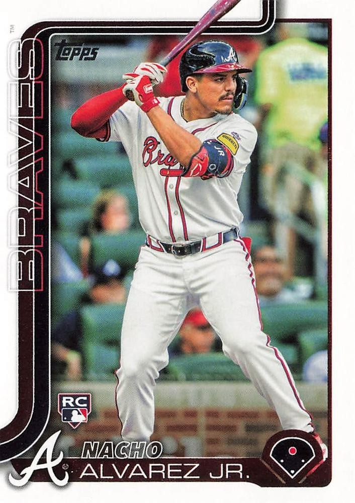 2025 Topps Series 1 - #223 Nacho Alvarez Jr., Atlanta Braves RC
