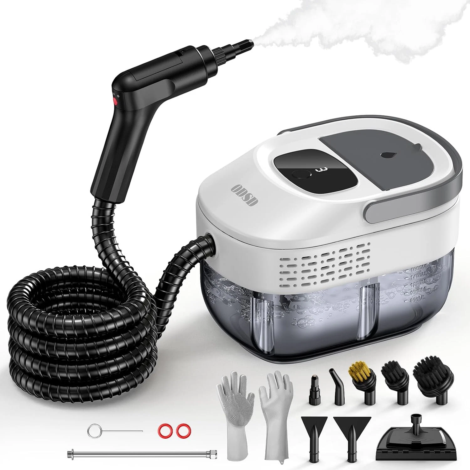 Steam Cleaner for Home & Car, 3-Level Adjustable Steamer for Cleaning, 15S Heat-