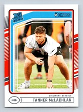 #324 Tanner McLachlan 2024 Donruss Rated Rookie ] RC Bengals