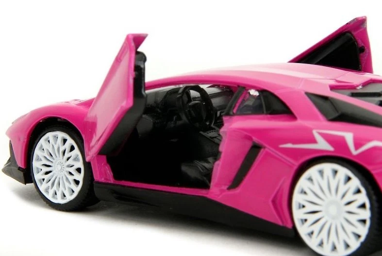 JADA TOYS - LAMBORGHINI Aventador SV Rosa SLIPS ROSA - 1/32 - JAD35362 - Immagine 4 di 4