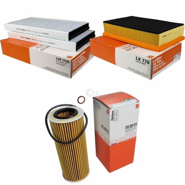 Mahle / Knecht Innenraumfilter LAK 173/S Luftfilter LX 778 ÖLfilter OX 368D1-image