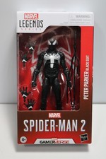 NEW Marvel Legends Peter Parker Black Suit Symbiote GamerVerse Spider-Man 2