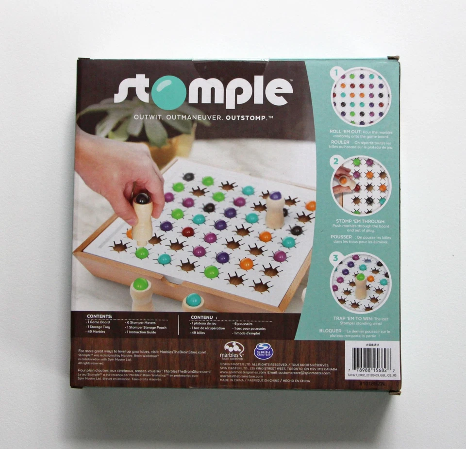 NEW & SEALED Stomple Strategy Game by Marbles Brain Workshop 2-6 Players Ages 8+ - Image 2 of 2