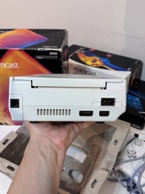 1999 SEGA DREAMCAST CONSOLE WHITE NTSC CIB partially works