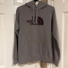 The North Face Women's Half Dome Pullover Hoodie Gray with Dark Logo