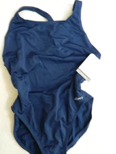 Dolfin Swimwear Athletic One Piece Navy size 38