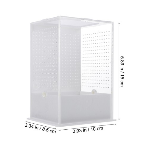 Réservoir d'éleveur mangeoire pour reptiles lézard habitat cage aquarium réservoir d'élevage collections