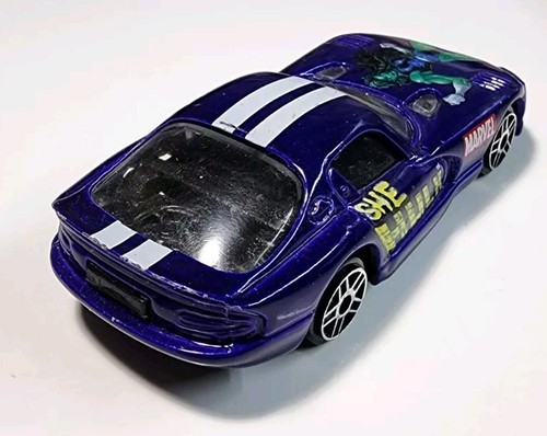 2003 Maisto Purple 1996 Dodge Viper GTS 1/64 Diecast/Plastic Marvel She Hulk - Picture 7 of 10