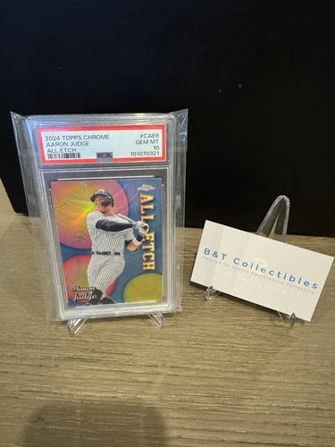 2024 Topps Chrome Aaron Judge All Etch #CAE6  PSA 10 GEM MINT NY Yankees 🔥🔥