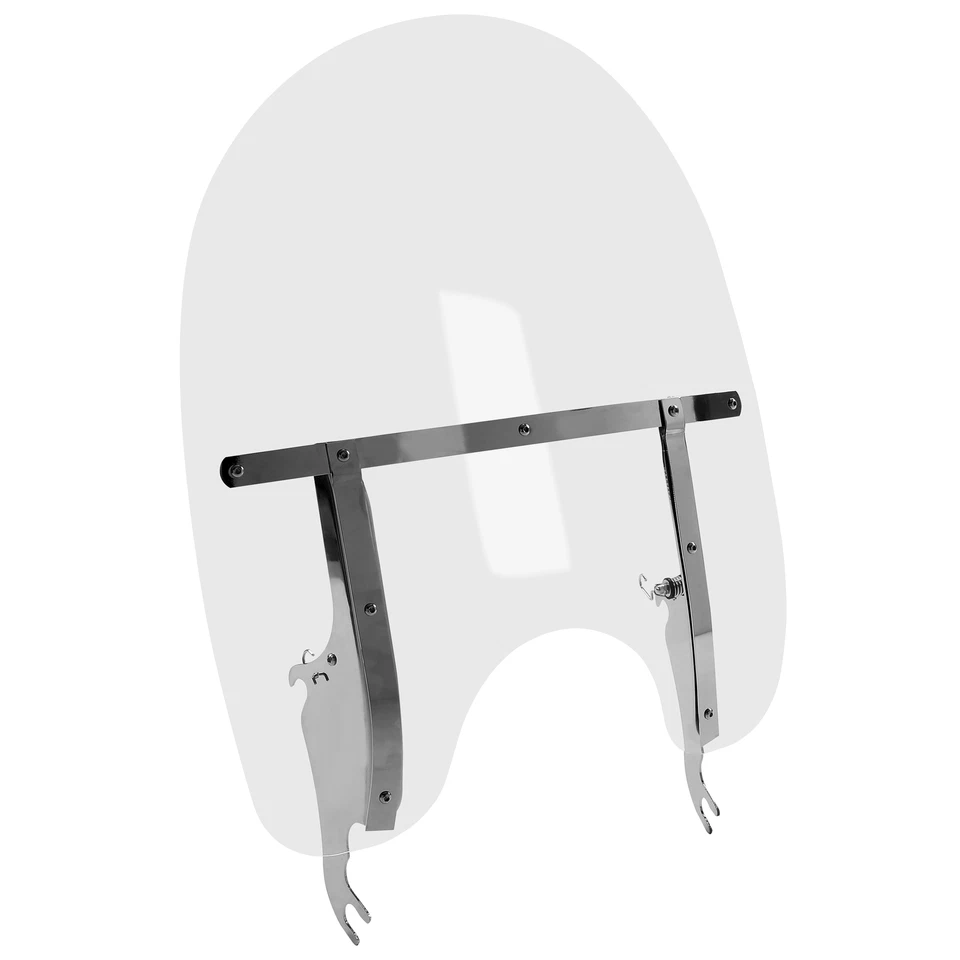 Parabrisas delantero transparente de 26" para Harley Softail Fatboy FLS FLST 2000-17 Foto 4 de 4