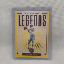 2023 Legacy Warren Moon Legends Yellow /150! Oilers Titans