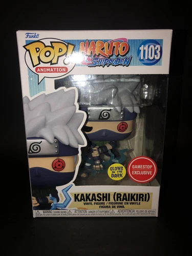 Funko Pop Naruto Kakashi (Raikiri) Glow In The Dark GameStop Exclusive In Hand