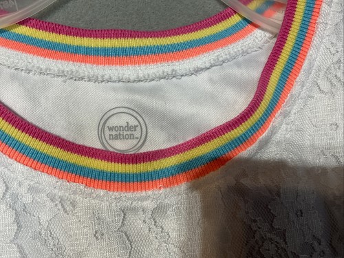 ~ Easter  dress size 2xx (18)Large Lined Lace By Wonder Nation  - Picture 10 of 11