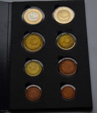CZECH REPUBLIC 2003 SET EURO SPECIMEN PATTERN PROTOTYPE SADA CZECHOSLOVAKIA