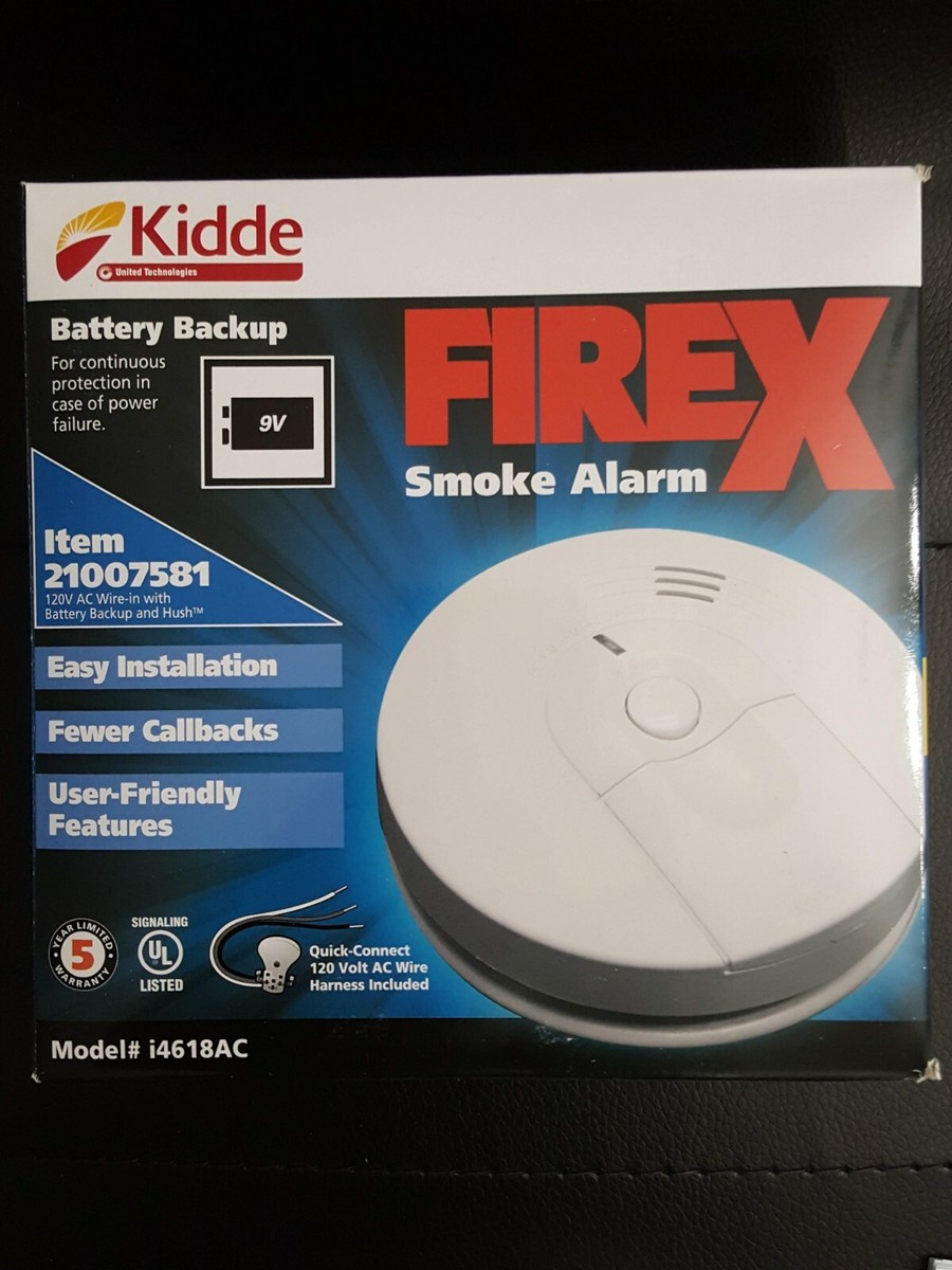KIDDE i4618 Firex Hardwired Smoke Alarm Newly Manufactured