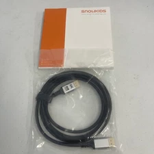 SNOWKIDS DisplayPort Cable braided 1.4M 6.6FT 8K High speed game, video, monitor