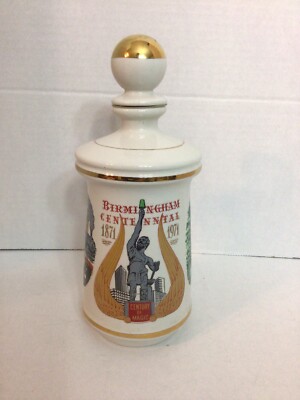 Vintage Stitzel Weller Distillery Decanter, Birmingham, AL Centennial 1871-1971