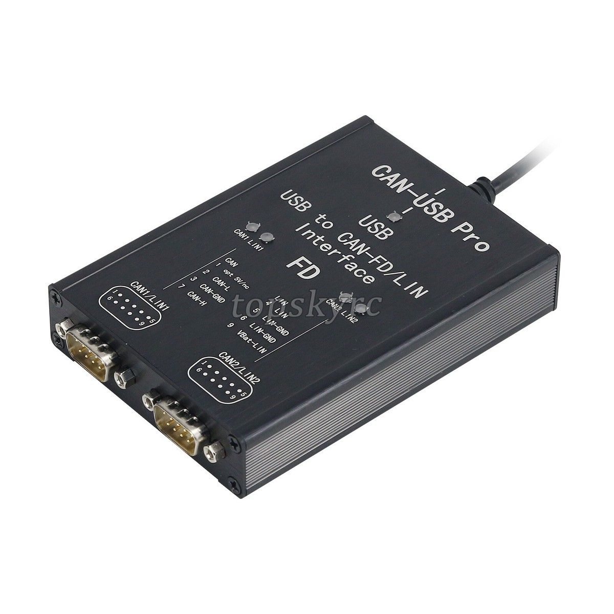 PCAN-USB Pro PCAN FD PRO 12Mbit/s USB to CAN Adapter 2CH CAN FD