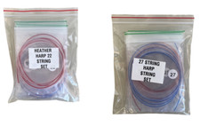 Ersatz Saiten Bänder für Harfen 22 und 27 und Softcase / Tasche Zubehör