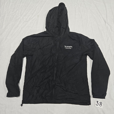 Younglife Rockbridge Rain Coat Jacket men Full Zip Hooded Adult Men's Size XL