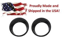 Speaker Adapters Rings 5.25" To 6.5" For Harley Batwing FLHX FLHT Fairings 96-13