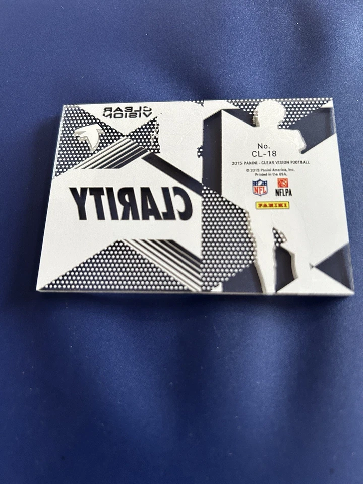 2015 Panini Clear Vision Football Clarity #CL-18 Matt Ryan Atlanta Falcons NFL - Image 2 of 2