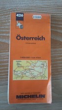 austria 1:400000 mappa cartina carta stradale michelin 1990