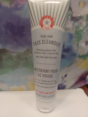 First Aid Beauty (FAB) Pure Skin Face Cleanser. Full Size, 5 oz. Sealed.
