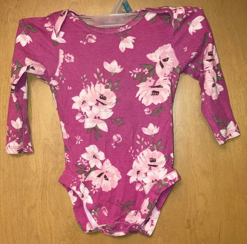 Bundles Baby Place Girls Floral Set Of 3 One Pieces Bodysuit Rompers 9-12M - Picture 10 of 12