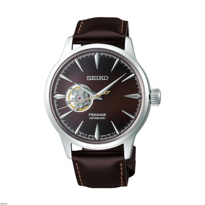 seiko automatic leather