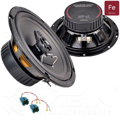 GROUND ZERO LAUTSPRECHER für PEUGEOT 406 1995-2005 Front Vorn 2-Wege 120W #B1EN
