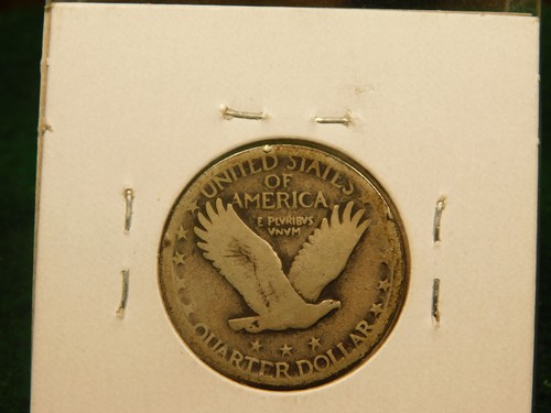 1927 D Standing Liberty Quarter Item # 9598 - Picture 2 of 2