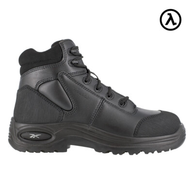 REEBOK TRAINEX MEN'S 6'' SPORT BLACK BOOTS RB6750 - ALL SIZES - NEW