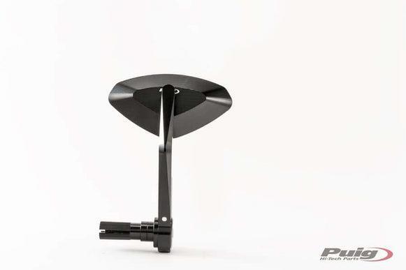 Puig Handlebar Bar End Mirror Hi-Tech Black Aluminium Universal