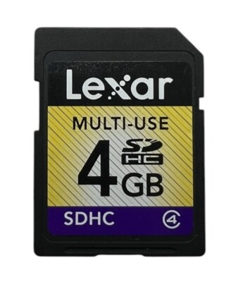 Lexar SD HC Multi USE 4GB Speicherkarte Memory  (für z.B. 3DS Konsolen, Kamera)