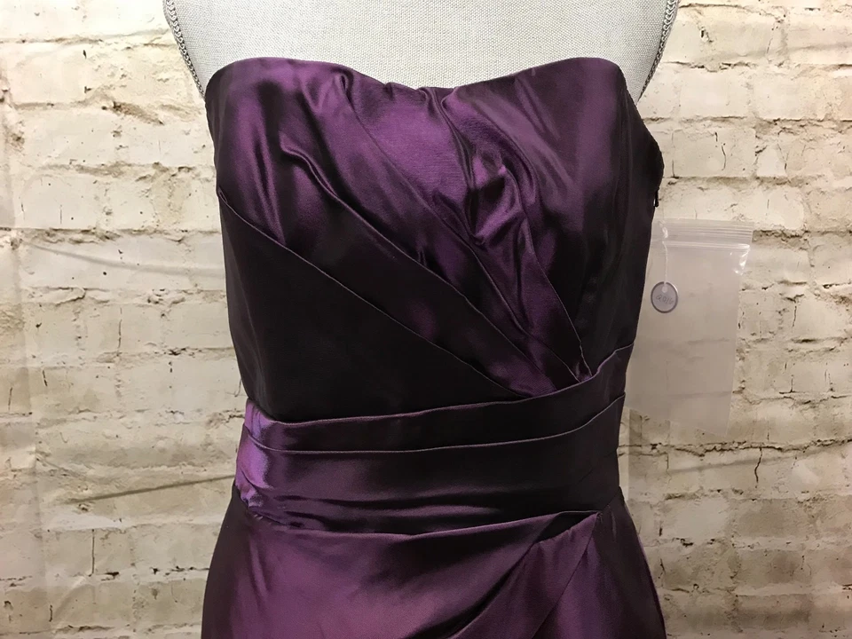 Vestido JLM COUTURE Alvina Valenta Talla 12 Púrpura Formal Dama de honor Baile de graduación Recepción Foto 2 de 4