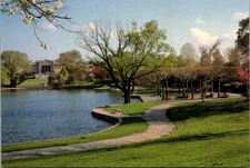 Cleaveland Museum of Art Park Lake Cleveland Ohio 1988 Postcard